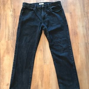 Gap black jeans, size 36x32 straight fit